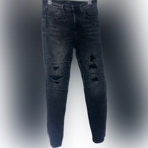 Zara men black skinny jeans
